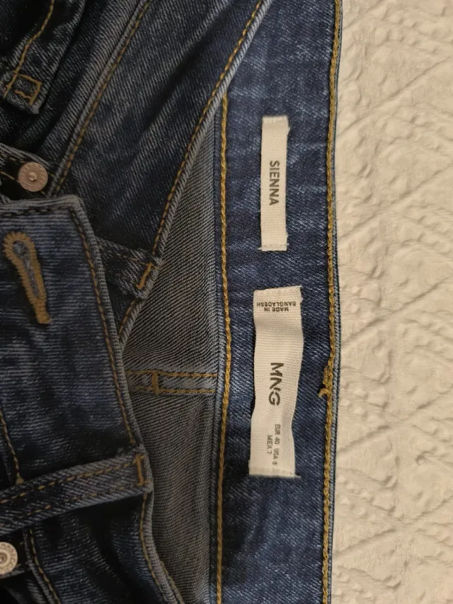 Pantalón vaquero Mango azul