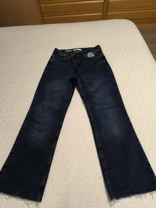 Pantalón vaquero Mango azul