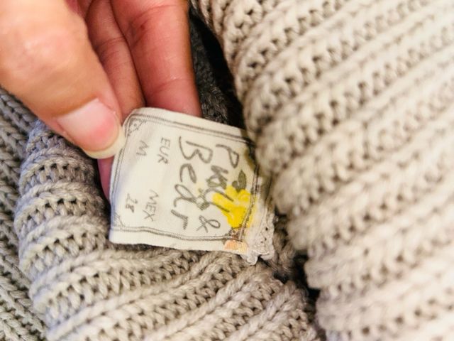 Jersey Pull&Bear cuello alto beige