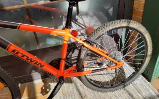 Bicicleta niños MTB 24 pulgadas. Naranja