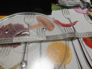 Plato microondas con aro muevo