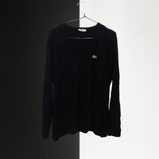Jersey Lacoste Negro V-Neck