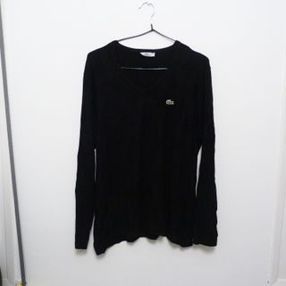 Jersey Lacoste Negro V-Neck