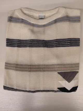 Maglione a righe tg M/L cotone e acrilico