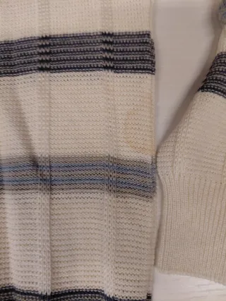 Maglione a righe tg M/L cotone e acrilico