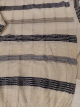 Maglione a righe tg M/L cotone e acrilico