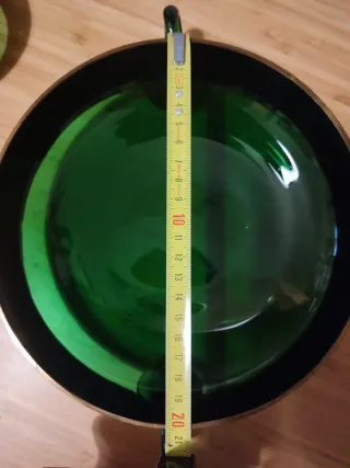 Coppa + 5 ciotoline vetro stile veneziano, Anni 60