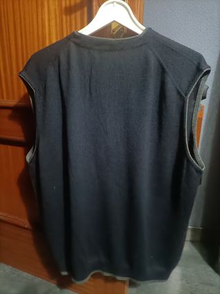 Chaleco Burberry Hombre XXL Negro/Gris