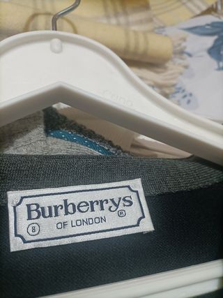 Chaleco Burberry Hombre XXL Negro/Gris