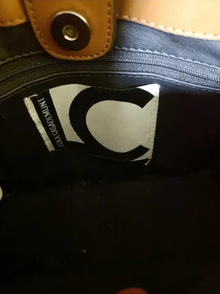 Bolso Lola Casademunt Marrón y Dorado