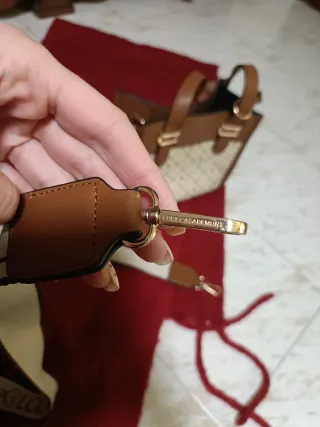 Bolso Lola Casademunt Marrón y Dorado