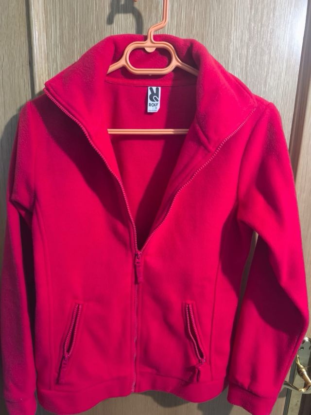 Chaqueta polar Roly roja