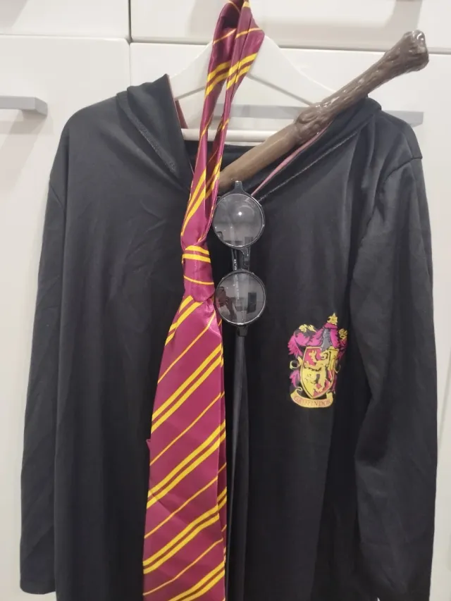 Disfraz Harry Potter: Varita, Corbata y Gafas