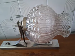 Accesorios Baño Retro Plata y Transparente