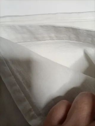 Sábana de lino artesanal dos paños