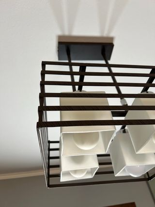 3 Lámparas de techo modernas rectas