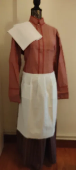 Conjunto vasco neska rayas completo