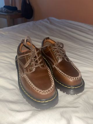 Mocasines tipo Dr martens Cuero Marrón Talla 37