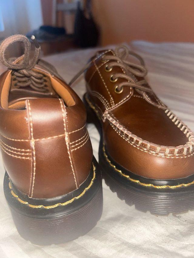 Mocasines tipo Dr martens Cuero Marrón Talla 37