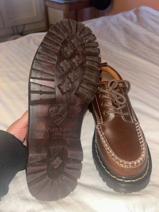 Mocasines tipo Dr martens Cuero Marrón Talla 37