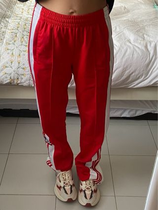 Pantalón Adidas Adibreak Rojo Talla XS