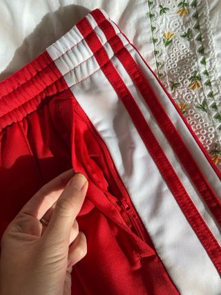 Pantalón Adidas Adibreak Rojo Talla XS