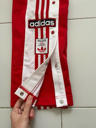 Pantalón Adidas Adibreak Rojo Talla XS