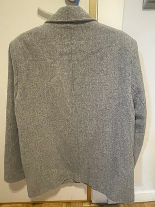 Blazer Zara Mujer Talla M Gris