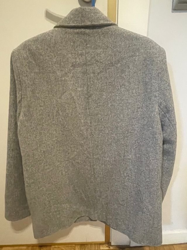 Blazer Zara Mujer Talla M Gris