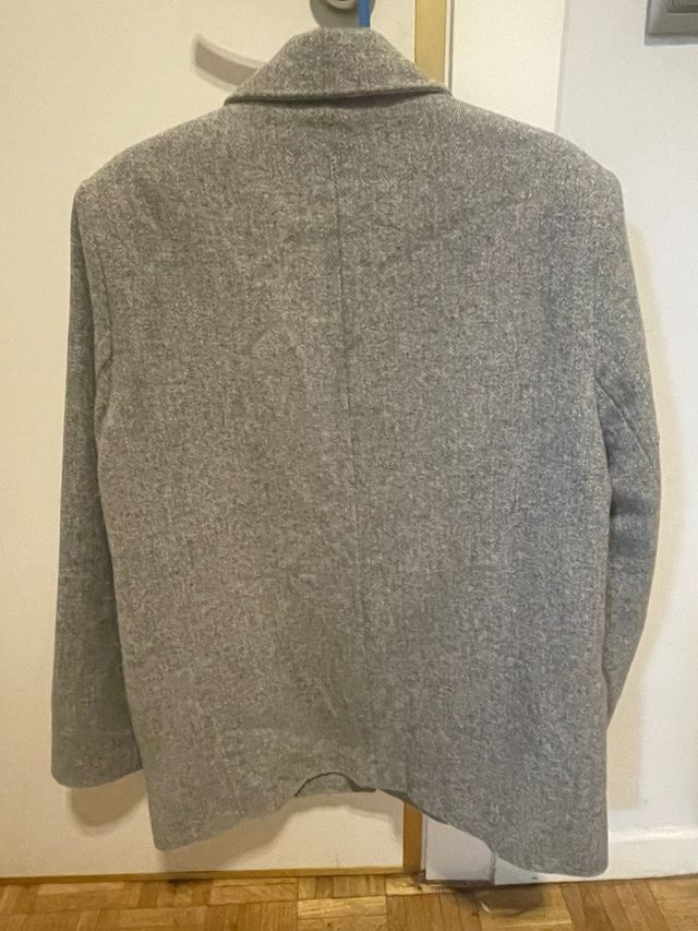 Blazer Zara Mujer Talla M Gris