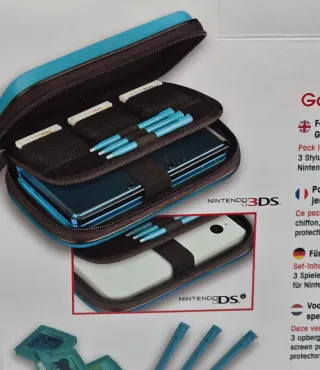 Custodia Pochette Case 3ds e dsi + 3 pennini