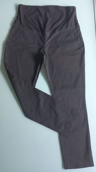 2 Pantalones Premamá Negro y Azul