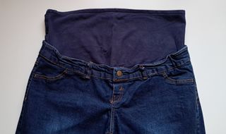 2 Pantalones Premamá Negro y Azul