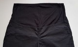 2 Pantalones Premamá Negro y Azul