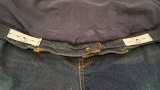 2 Pantalones Premamá Negro y Azul