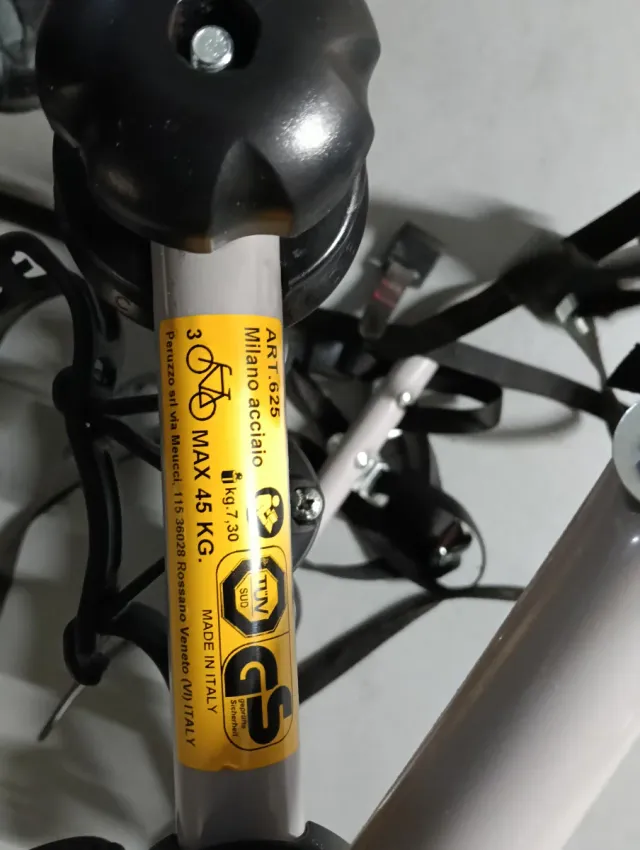 Portabicicletas Peruzzo Milano Acero