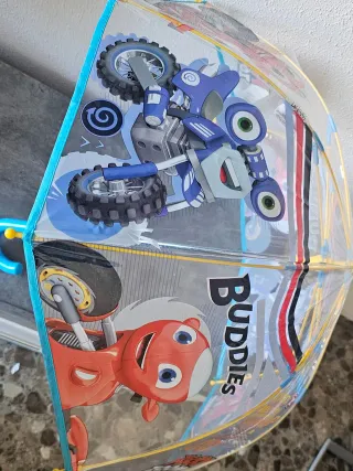 Paraguas Perletti Ricky Zoom Transparente