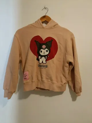 Sudadera Kuromi Corazón Rosa talla 11/12