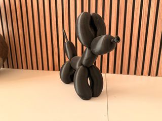 Perro Globo 3D Negro