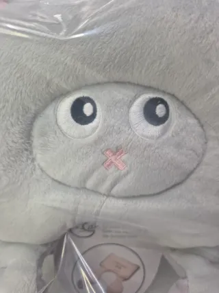 Almohada cuello bebé monster gris 0-12m