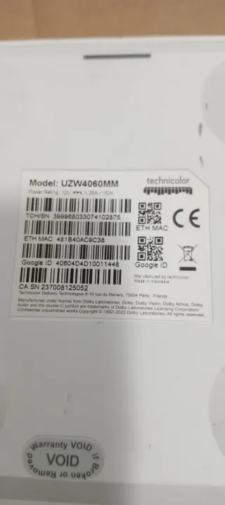 Decodificador Agile TV Technicolor