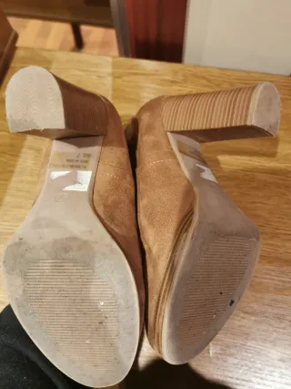 Botines ante camel talla 37