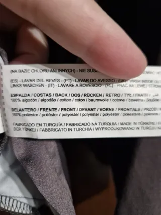 Camiseta Sfera manga larga estampado hojas XL