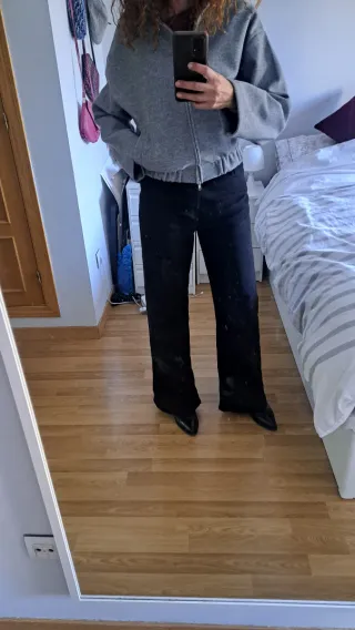 Cazadora Zara Bomber Gris Sin Estrenar