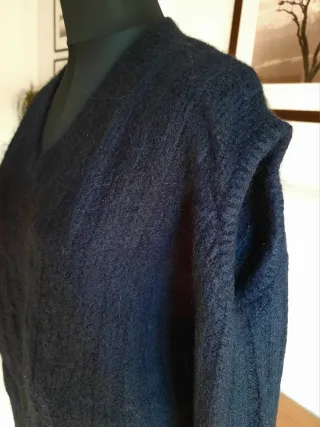 Jersey Zara Azul brazos descubiertos