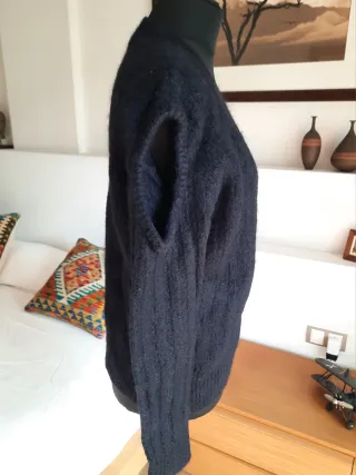 Jersey Zara Azul brazos descubiertos