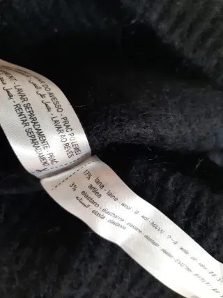 Jersey Zara Azul brazos descubiertos