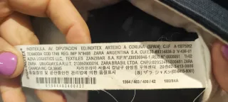 Traje Zara Gris Talla L Chaqueta y Pantalón