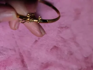 Pulsera media caña oro 18k