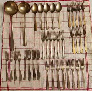 Posate antiche in alpacca